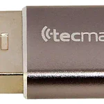 Adaptador Otg Usb 3.0 Tipo C Hembra A Usb-a Macho Plateado
