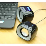 Parlante Multimedia para Pc Notebook Usb 3.5mm  Negro HP