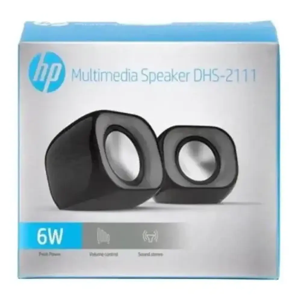 Parlante Multimedia para Pc Notebook Usb 3.5mm  Negro HP
