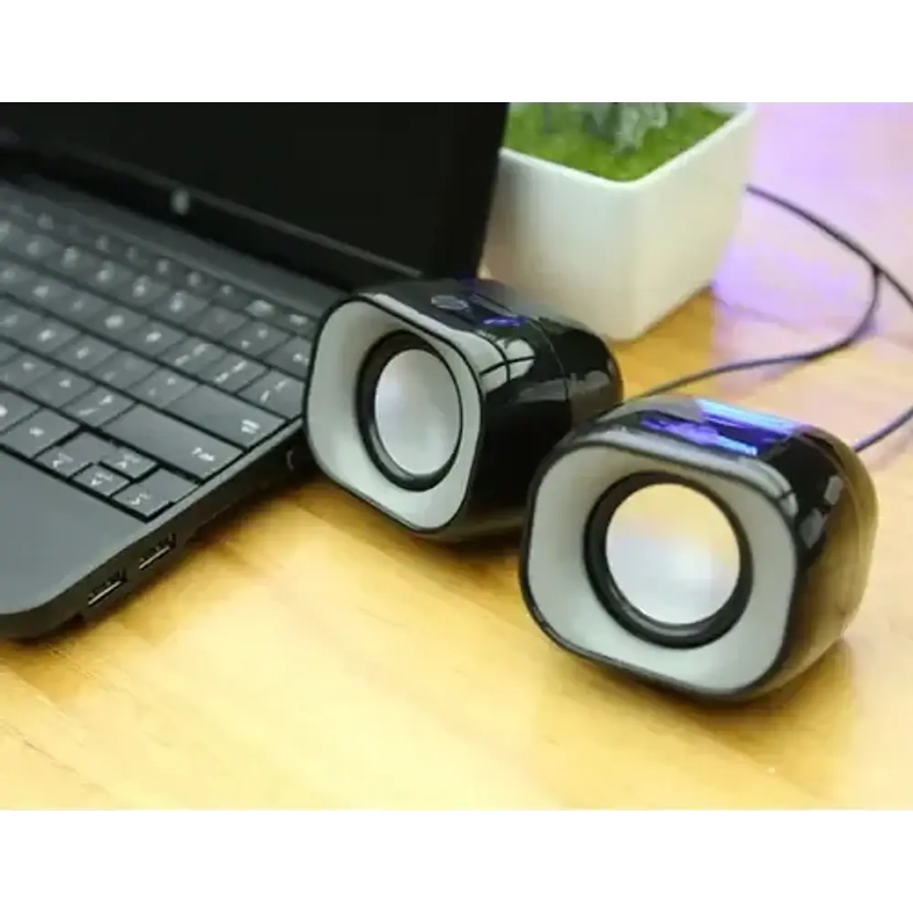 Parlante Multimedia para Pc Notebook Usb 3.5mm  Negro HP