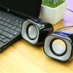 Parlante Multimedia para Pc Notebook Usb 3.5mm  Negro HP