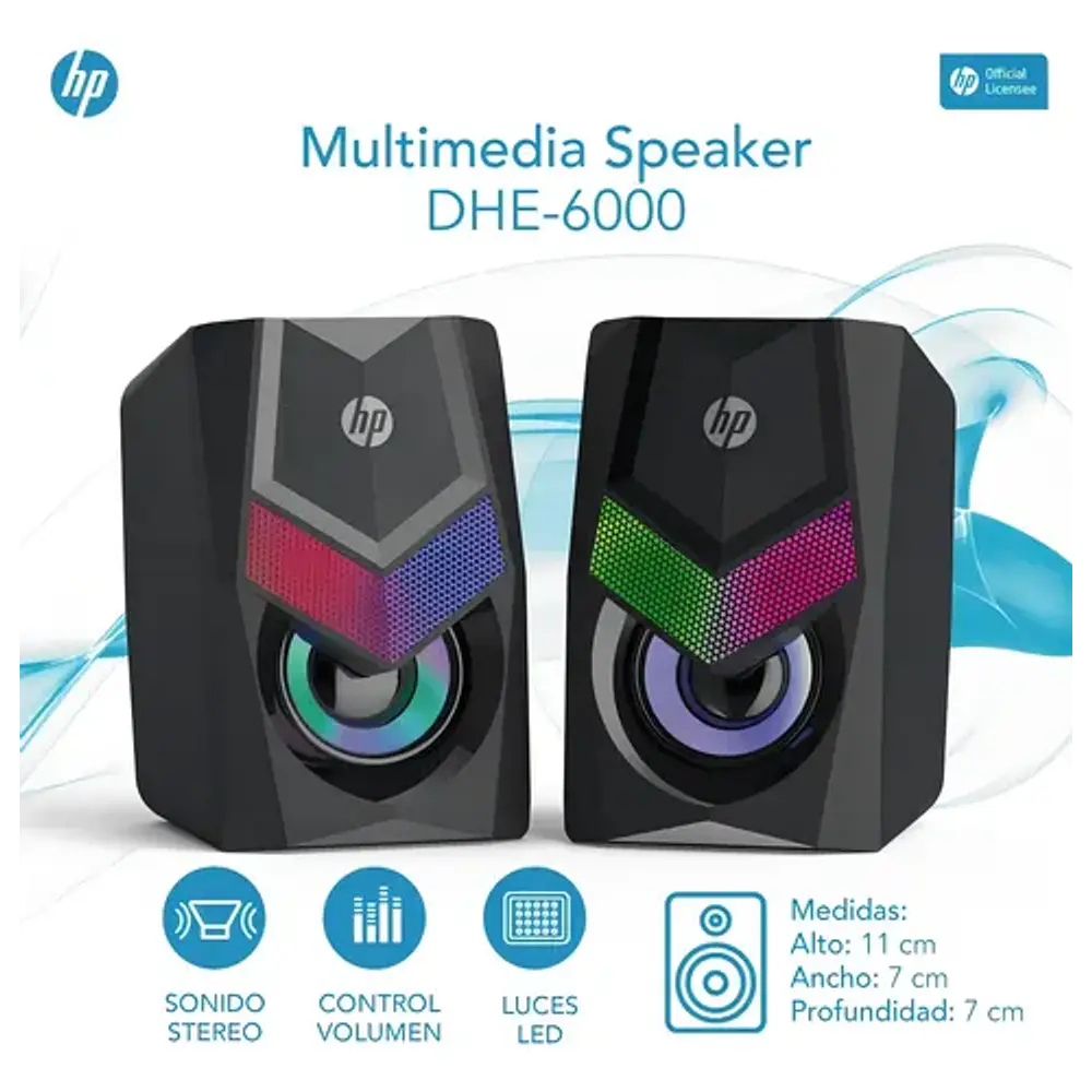 Parlantes de Escritorio Dhe-6000 Negro HP