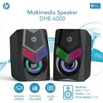Parlantes de Escritorio Dhe-6000 Negro HP