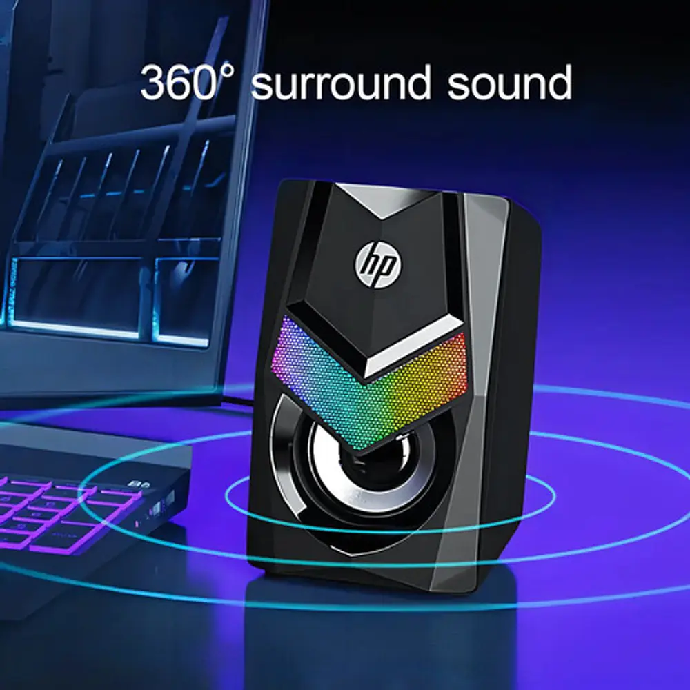 Parlantes de Escritorio Dhe-6000 Negro HP