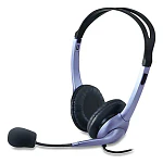 Auriculares Genius On-ear Con Micrófono Y Control De Volumen Azul Genius
