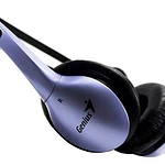 Auriculares Genius On-ear Con Micrófono Y Control De Volumen Azul Genius