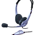 Auriculares Genius On-ear Con Micrófono Y Control De Volumen Azul Genius