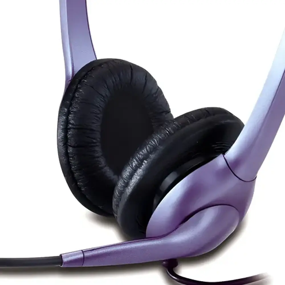 Auriculares Genius On-ear Con Micrófono Y Control De Volumen Azul Genius