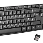 Kit Teclado y Mouse Inalambrico Multimedia TM-100512 Negro Tecmaster