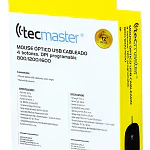 Tecmaster Mouse Alambrico 4 Botones Programable Negro