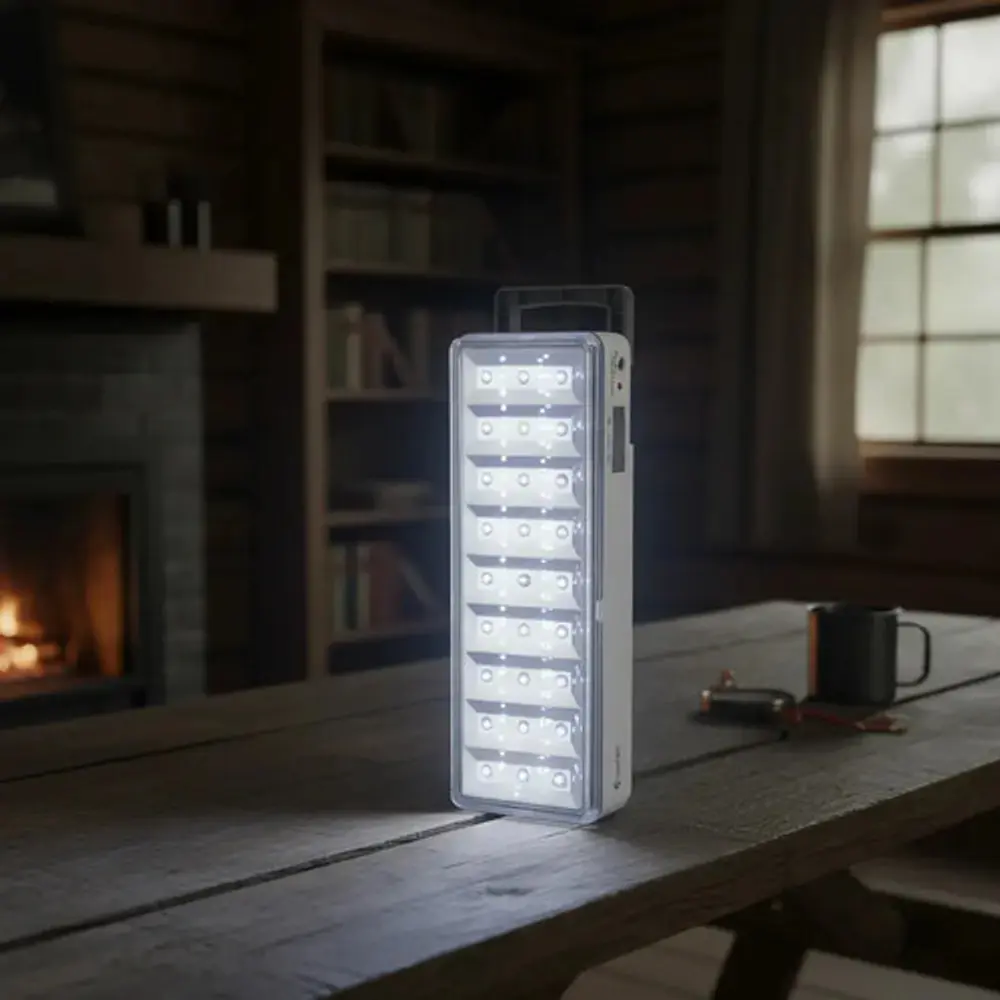 Lámpara de Emergencia LED Con Batería Recargable 30 LEDs  120LUM 5W 