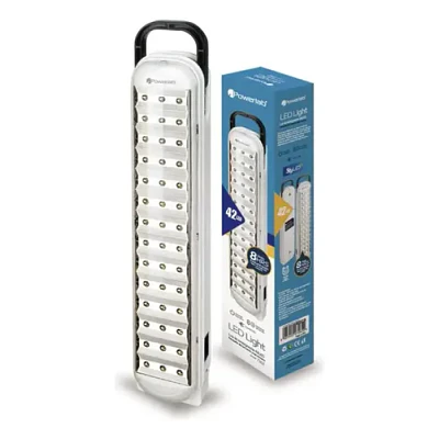 Lámpara De Emergencia Led 42 Recargable 8h Blanco