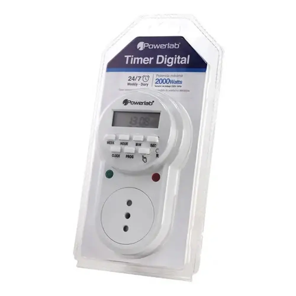 Temporizador Timer Digital Programable 24/7 2000w