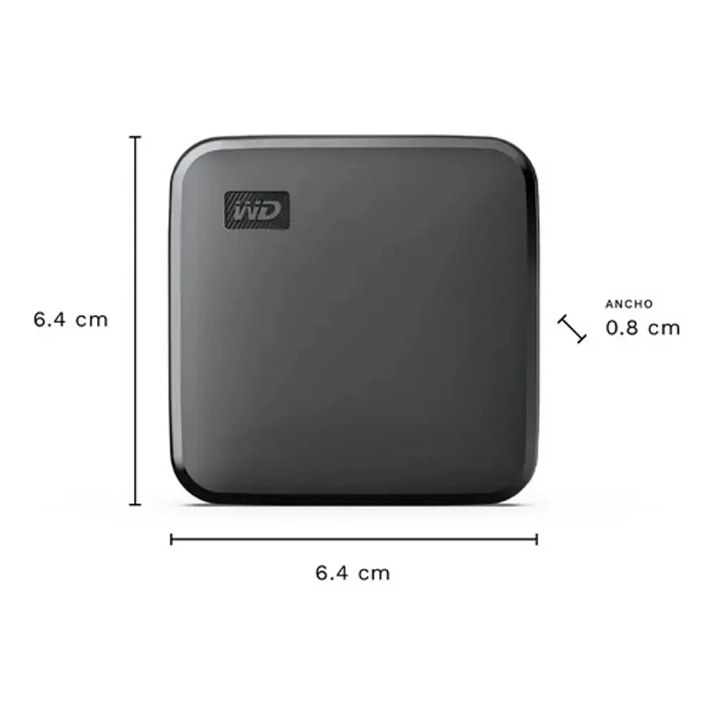 Disco Ssd Externo Elements 1tb Negro Usb 3.0 Western Digital 