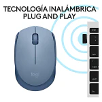 Mouse Inalambrico M170 Blue/Gray Logitech
