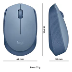 Mouse Inalambrico M170 Blue/Gray Logitech