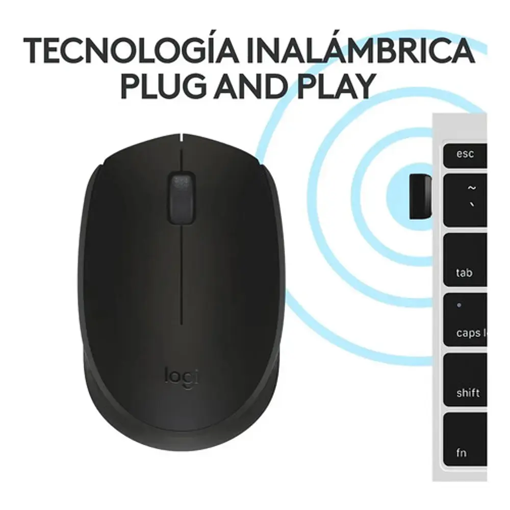 Mouse Inalambrico M170 Negro Logitech
