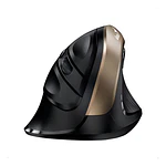 Mouse Vertical Inalámbrico Ergonómico Dorado Genius