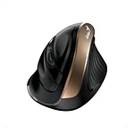 Mouse Vertical Inalámbrico Ergonómico Dorado Genius