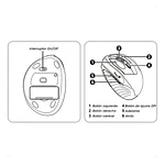 Mouse Vertical Inalámbrico Ergonómico Dorado Genius