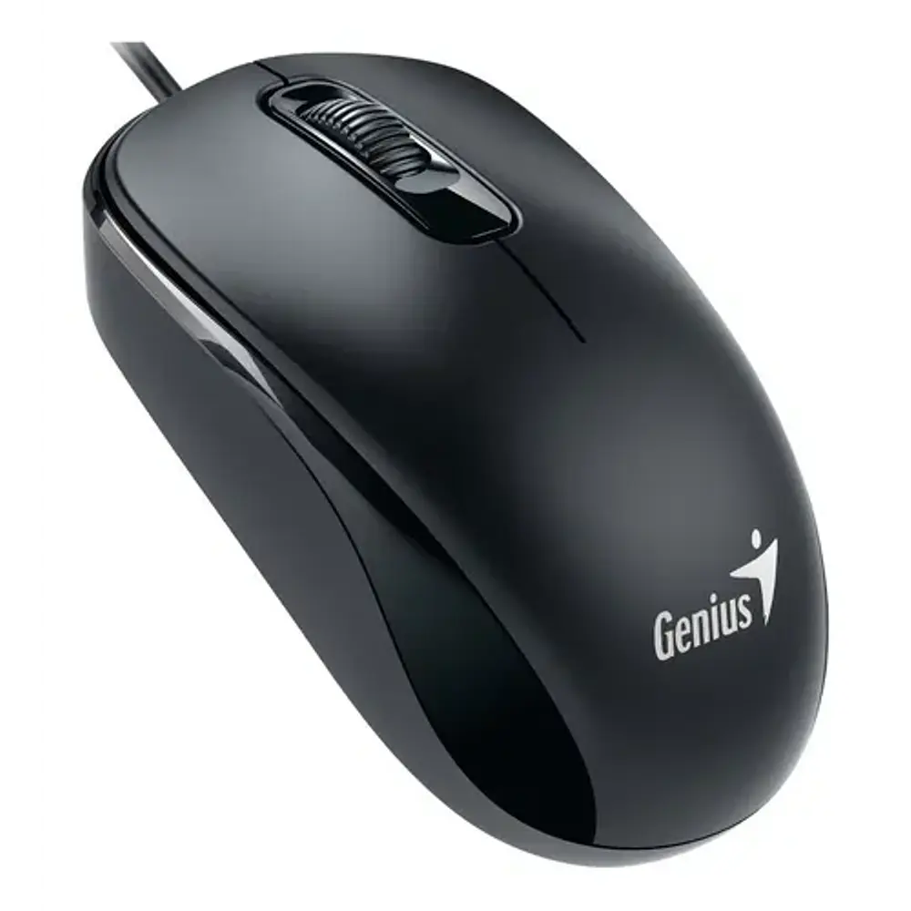 Mouse Alambrico USB Dx-110 1000 Dpi Ambidiestro Negro Genius