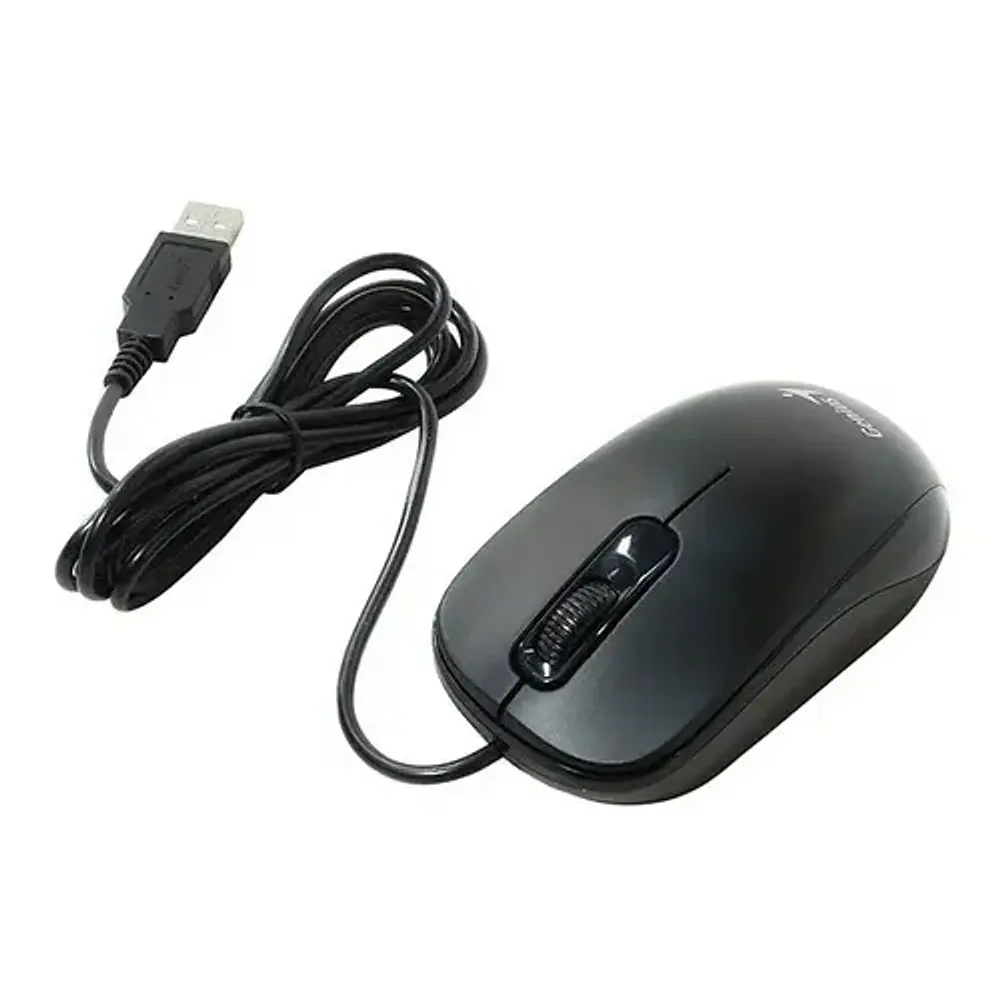 Mouse Alambrico USB Dx-110 1000 Dpi Ambidiestro Negro Genius