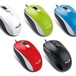 Mouse Alambrico USB Dx-110 1000 Dpi Ambidiestro Negro Genius