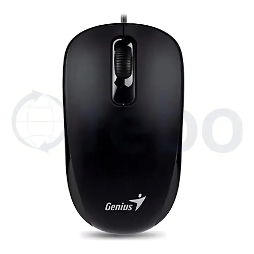 Mouse Alambrico USB Dx-110 1000 Dpi Ambidiestro Negro Genius