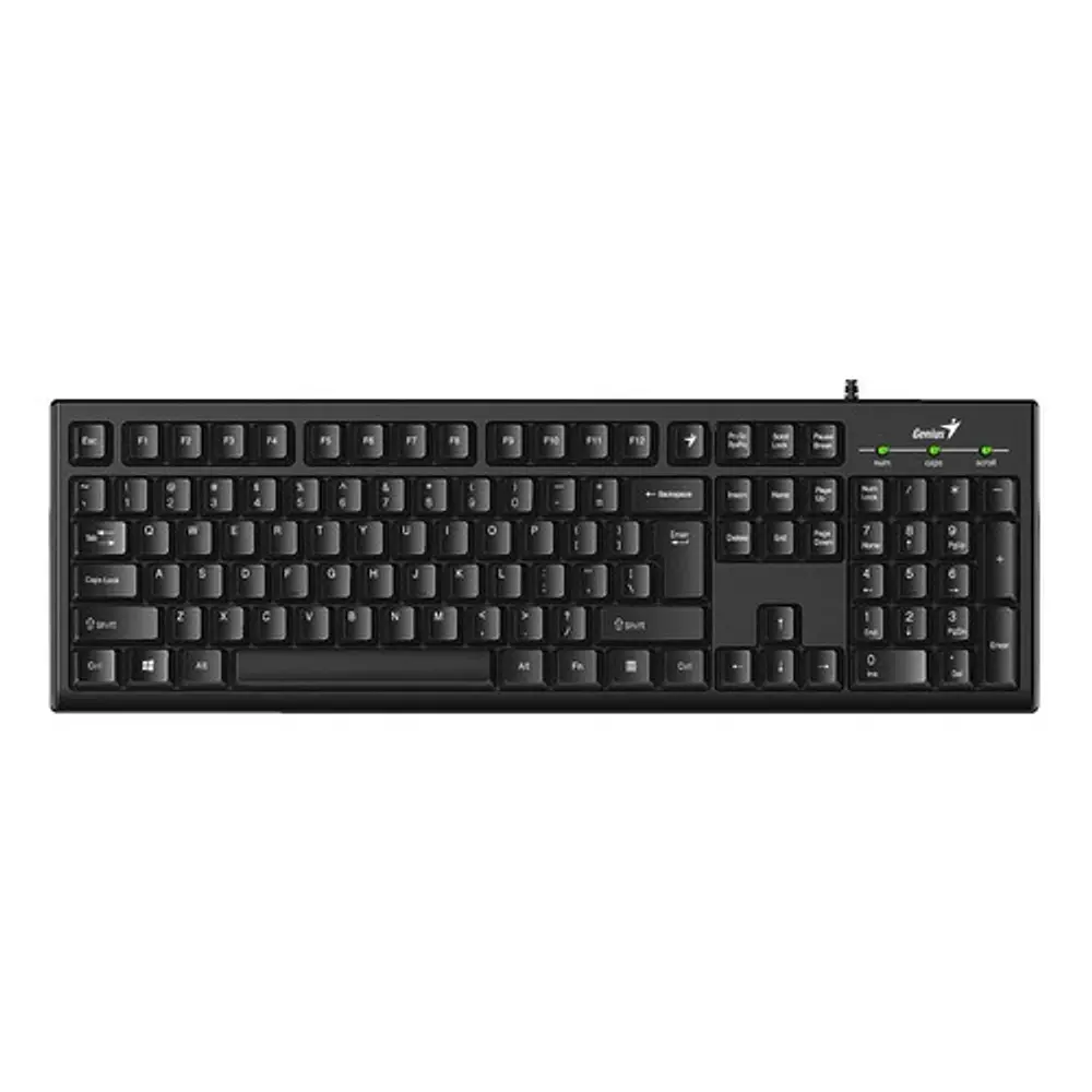 Teclado Smart Qwerty Español Negro Genius