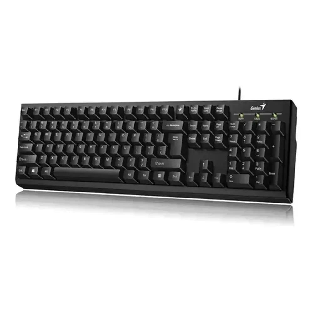 Teclado Smart Qwerty Español Negro Genius
