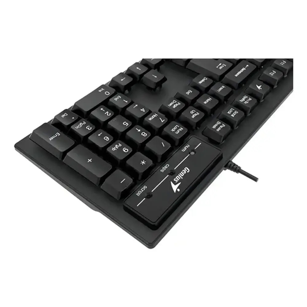 Teclado Smart Qwerty Español Negro Genius