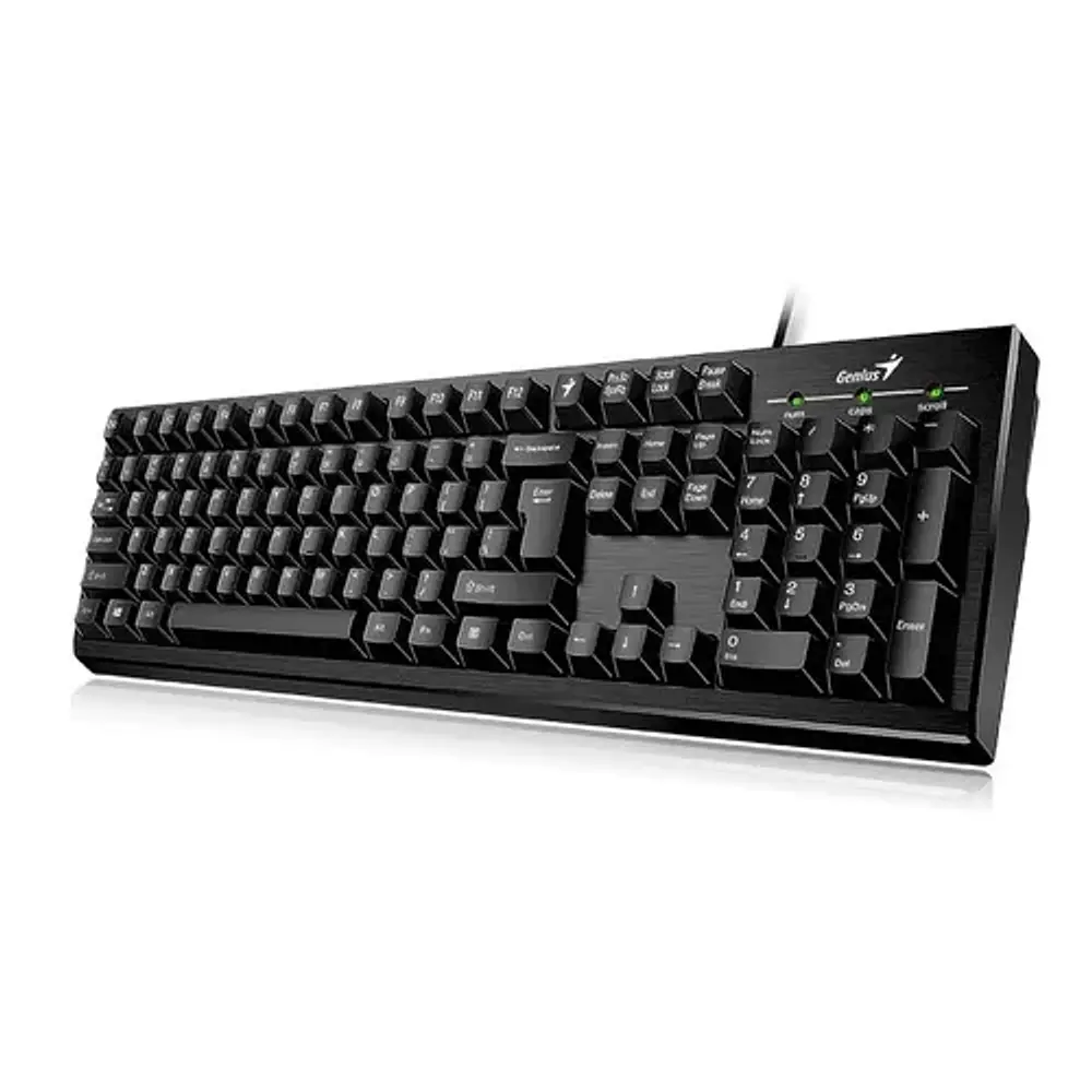 Teclado Smart Qwerty Español Negro Genius