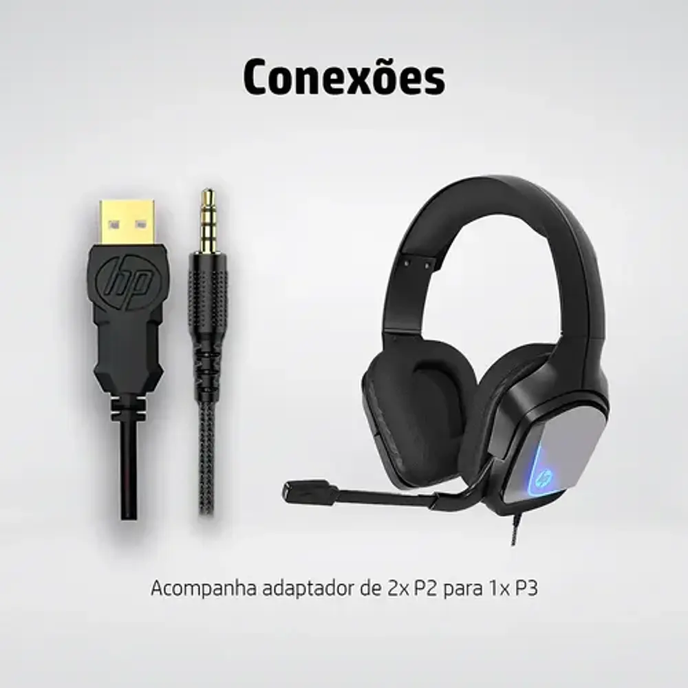 Audífonos con Micrófono Gaming Hp H220 Negro HP
