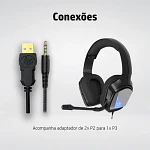 Audífonos con Micrófono Gaming Hp H220 Negro HP