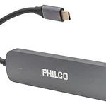 Adaptador multipuerto Usb-c Fj Plateado Philco