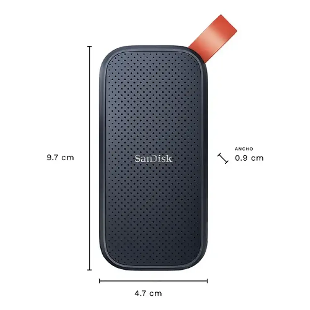 Disco duro Externo Sandisk 2tb Negro