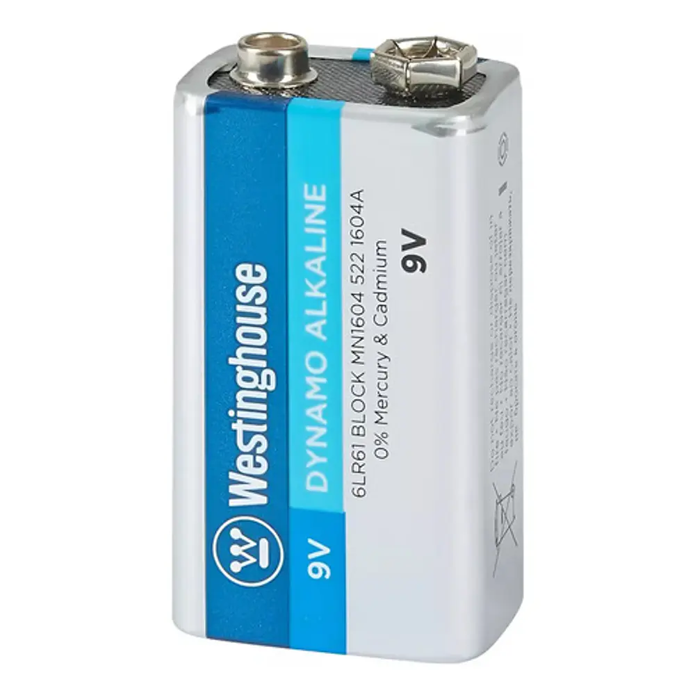 Batería 9v Alcalina Dynamo Westinghouse
