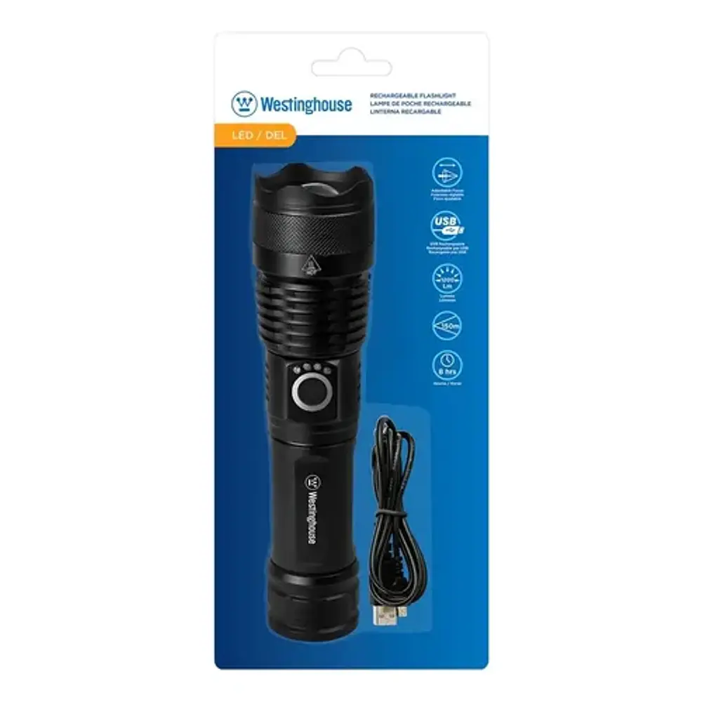 Linterna Led Recargable 1200 Lumenes Westinghouse 