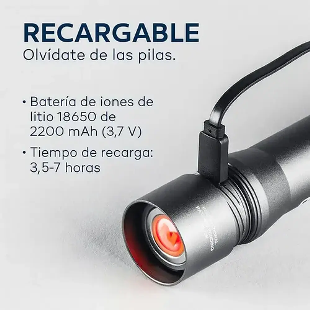 Linterna Recargable Davinci 1000 Lúmenes Nebo