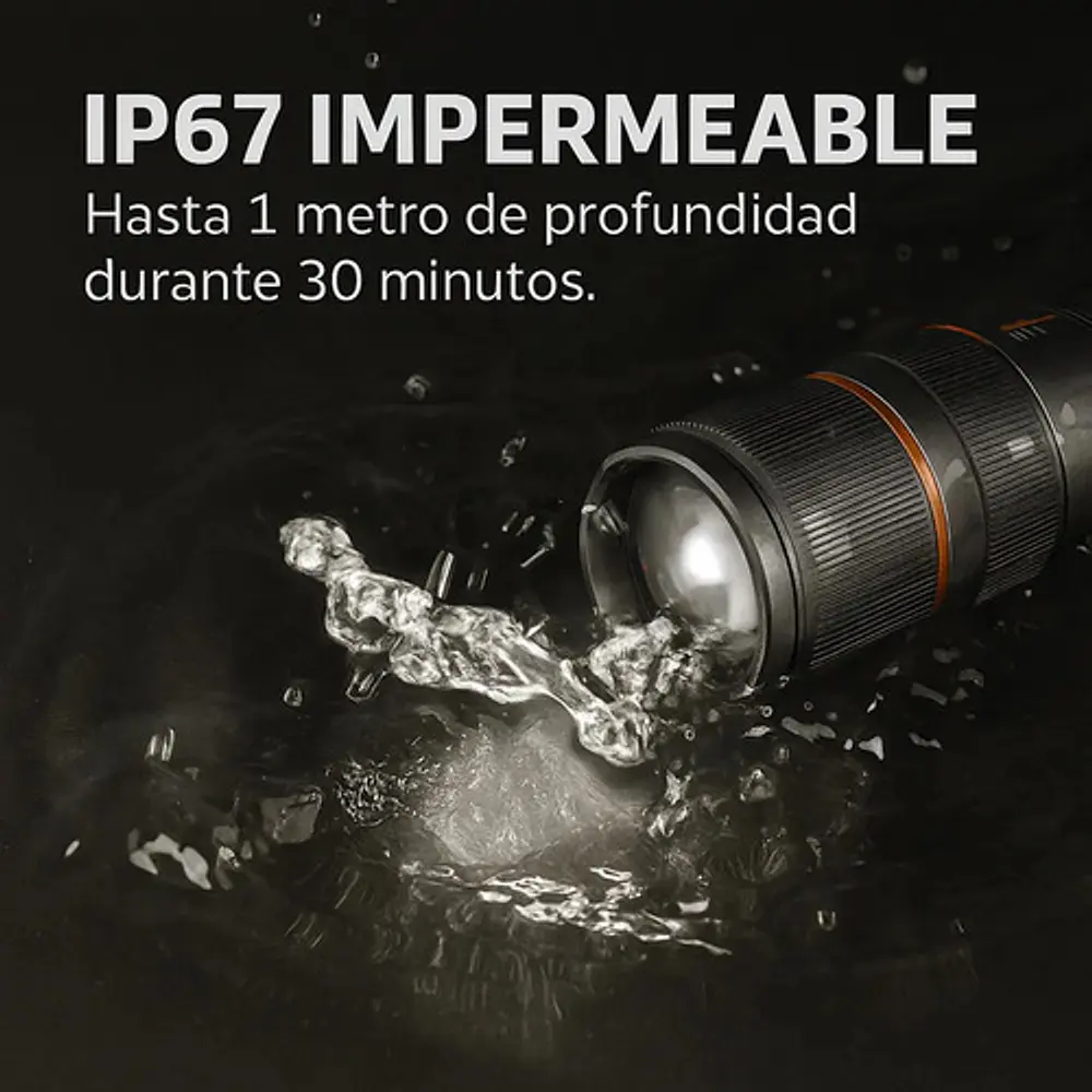 Linterna Recargable Davinci 1000 Lúmenes Nebo