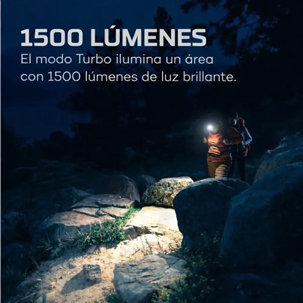 Linterna de Cabeza Recargable Transcend 1500 Lúmenes Nebo