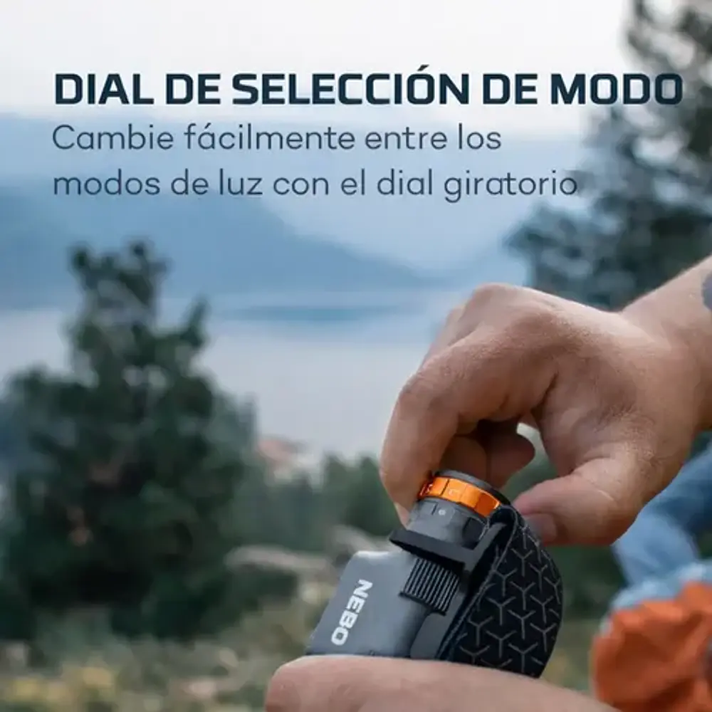 Linterna de Cabeza Recargable Transcend 1500 Lúmenes Nebo