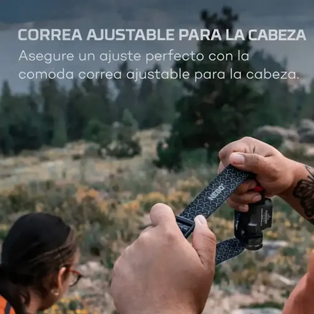 Linterna de Cabeza Recargable Transcend 1500 Lúmenes Nebo