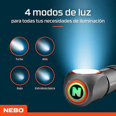 Linterna Frontal Recargable Einstein 600+ Lúmenes Nebo