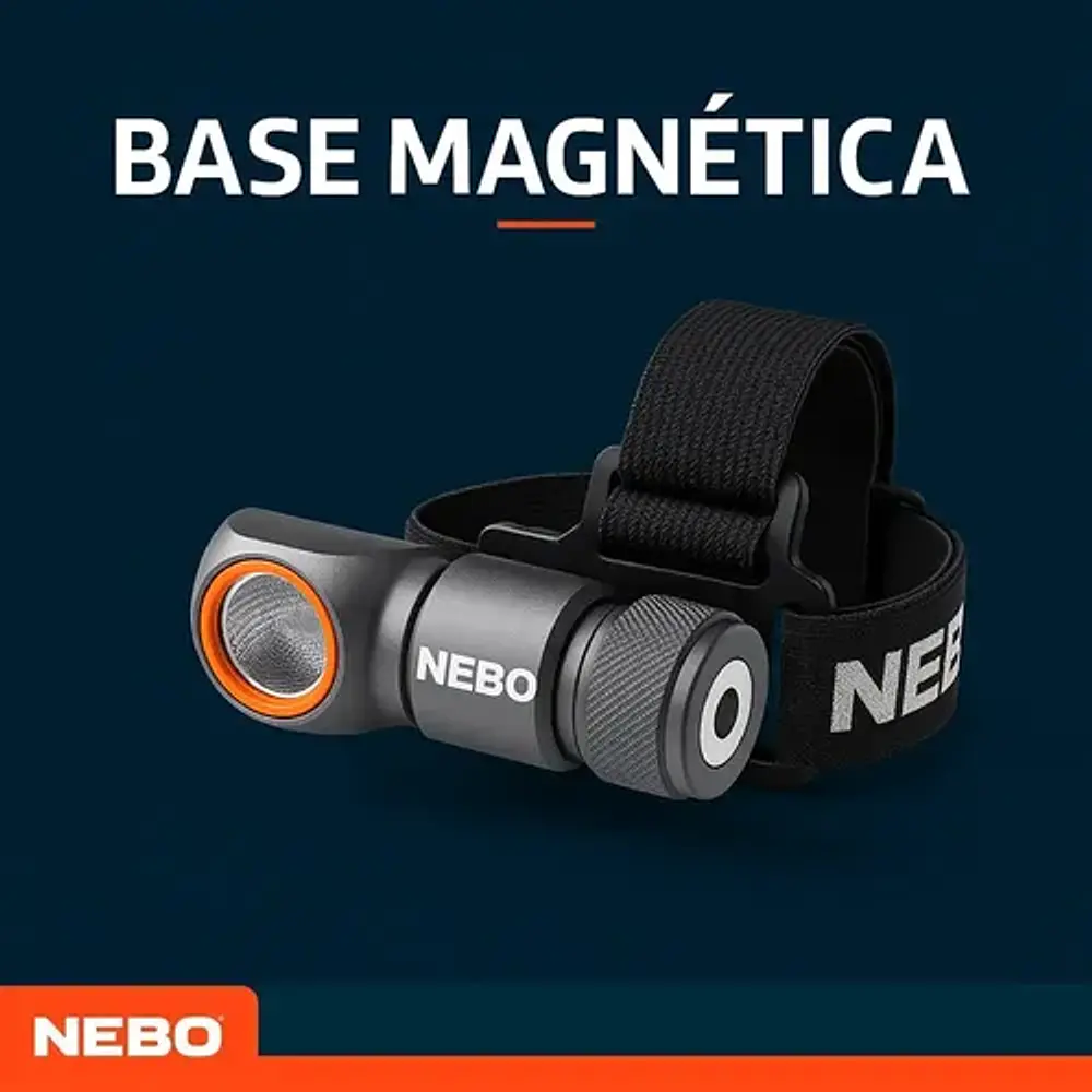 Linterna Frontal Recargable Einstein 600+ Lúmenes Nebo