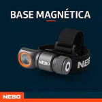 Linterna Frontal Recargable Einstein 600+ Lúmenes Nebo