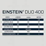 Linterna Frontal Pilas/recargable Einstein Duo 400 Lúmenes Nebo