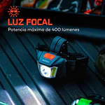 Linterna Frontal Pilas/recargable Einstein Duo 400 Lúmenes Nebo