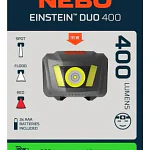 Linterna Frontal Pilas/recargable Einstein Duo 400 Lúmenes Nebo