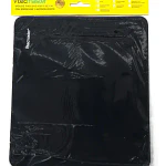 Mouse Pad Antideslizante Tela Negro 24.5x22 Cm Costuras Resistentes